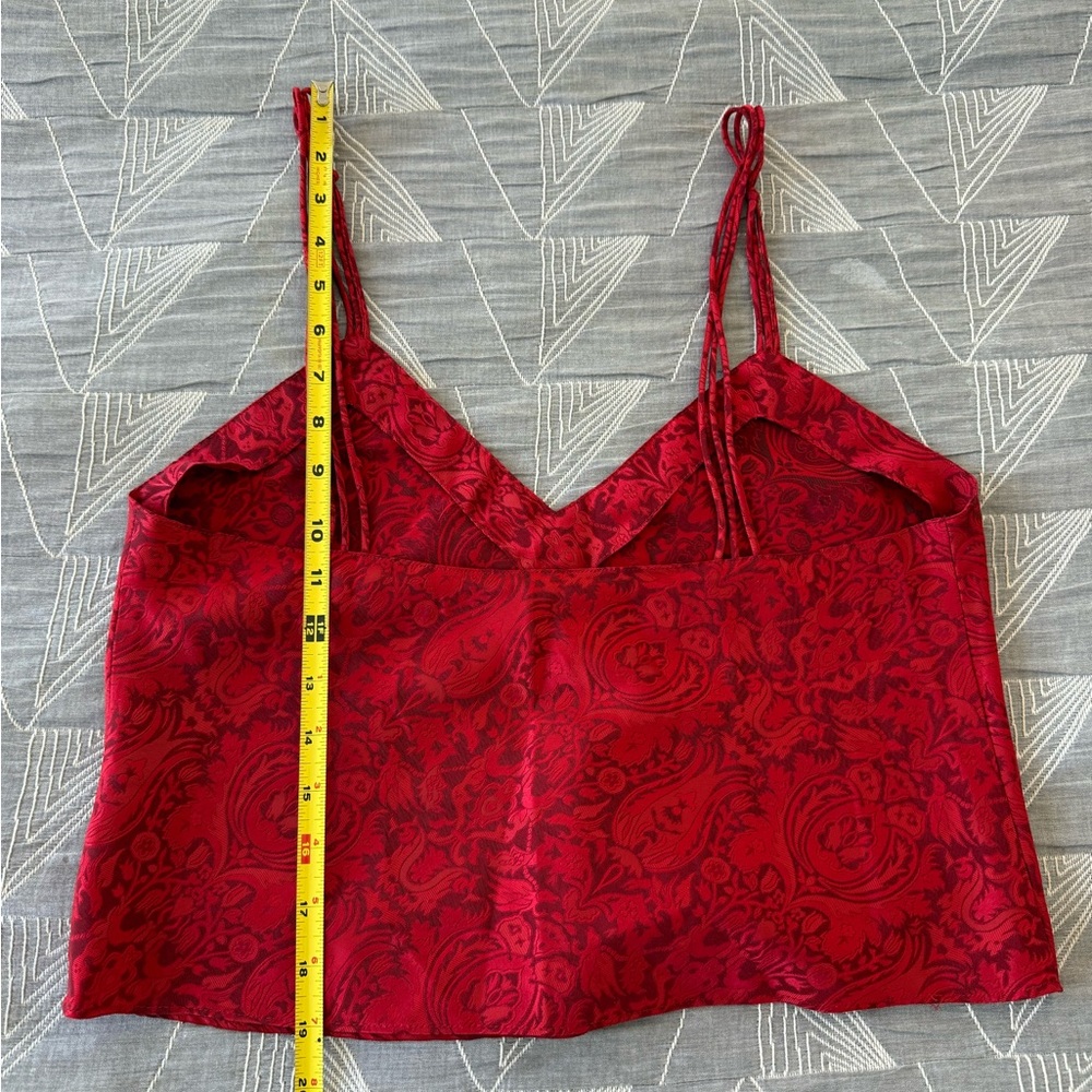 Victoria's Secret Gold Label Sexy Red Camisole Cami Tank Top | Vintage 90s Y2K - Picture 8 of 9